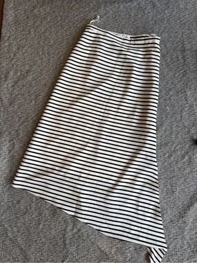 TIBI Silk Stripe Skirt 4
